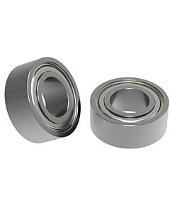 1/4" ID x 1/2" OD Non-Flanged Ball Bearing (2 pack)