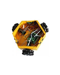 3WD 100mm Omni-Directional Triangle Mobile Robot Kit top view