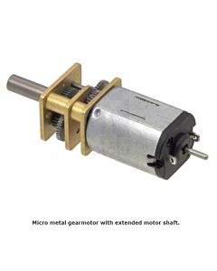 50:1 Micro Metal Gearmotor MP 6V with Extended Motor Shaft