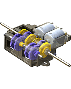 tamiya 70168 double gearbox kit image