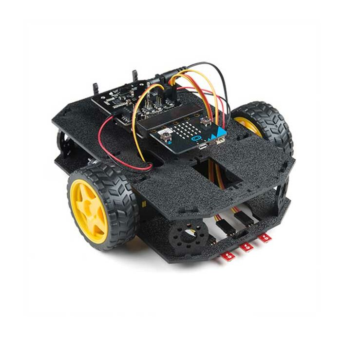 SparkFun micro:bot built up chassis